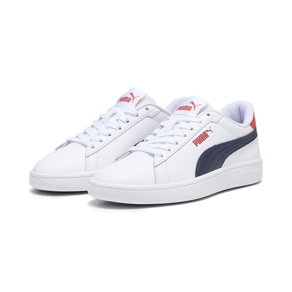 Puma Smash Skor 3.0 L Vit EU 39 Pojke