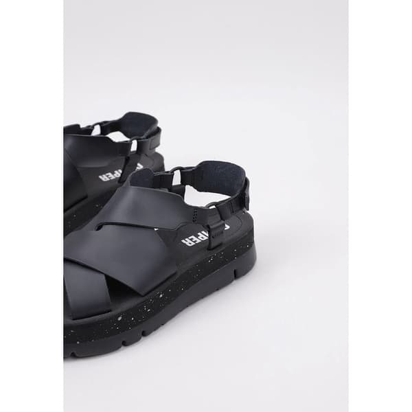 Camper Plattformssandaler Oruga Up Svart EU 38 Kvinna