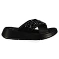 Miniatyrbild 1 av 6: Fitflop Slides F-mode Jewel-deluxe Leather Flatform Cross Svart EU 38 Kvinna