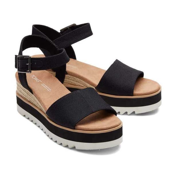 Toms Sandaler Med Hæl Diana Sort EU 39 Kvinde