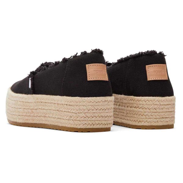 Toms Espadrilles Valencia Platform Svart EU 37 Kvinna
