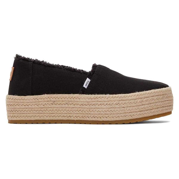 Toms Espadrilles Valencia Platform Svart EU 37 Kvinna