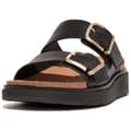 Miniatyrbild 3 av 6: Fitflop Slides Buckle Two-bar Leather Svart EU 39 Kvinna