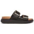 Miniatyrbild 1 av 6: Fitflop Slides Buckle Two-bar Leather Svart EU 39 Kvinna