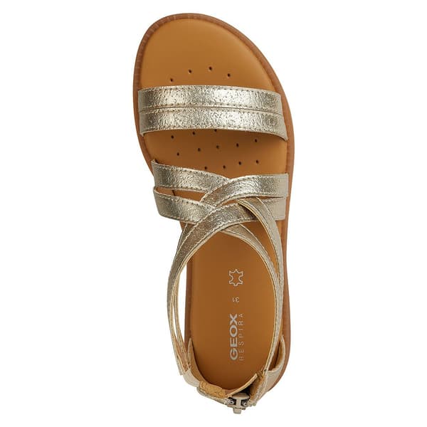Geox Sandaler J4535f000bn Karly Guld EU 36 Pojke