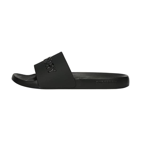 Superdry Slides Logo Vegan Pool Svart EU 38-39 Kvinna