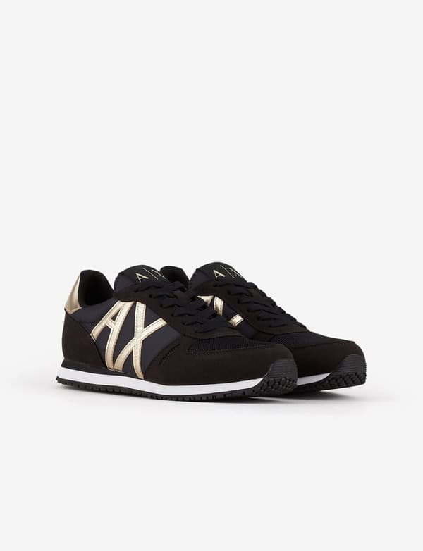 Armani Exchange Classique Contrasté Sko Sort EU 38 1/2 Kvinde