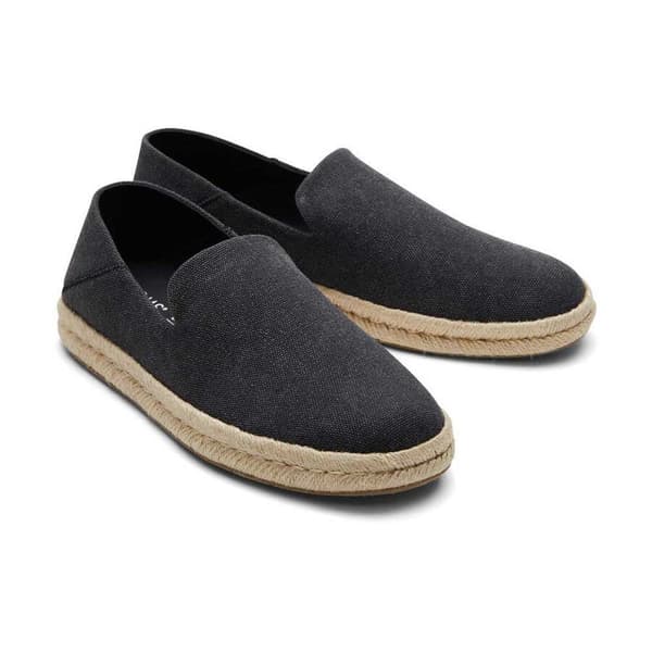Toms Espadrilles Santiago Svart EU 45 Man