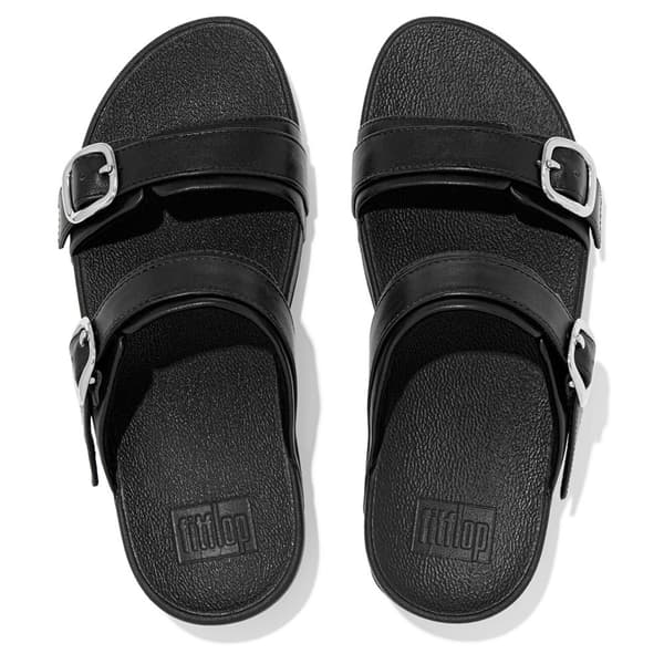 Fitflop Sandaler Lulu Adjustable Leather Svart EU 37 Kvinna