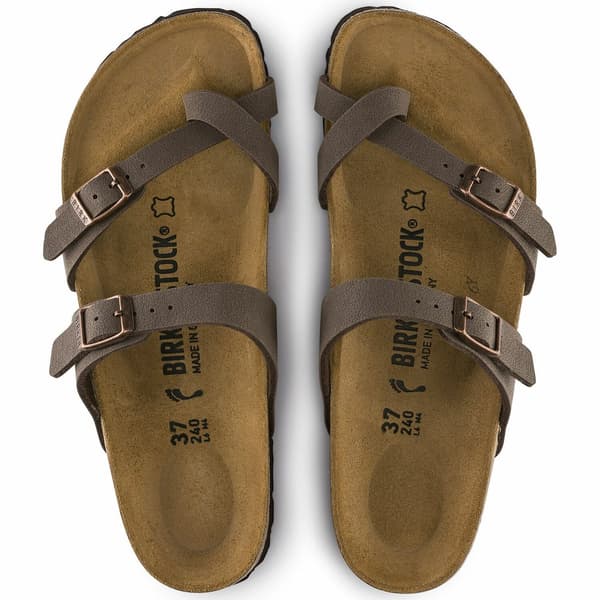 Birkenstock Sandaler Mayari Birko-flor Birkibuc Etroit Brun EU 39 Man