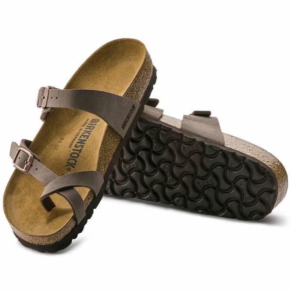 Birkenstock Sandaler Mayari Birko-flor Birkibuc Etroit Brun EU 39 Man