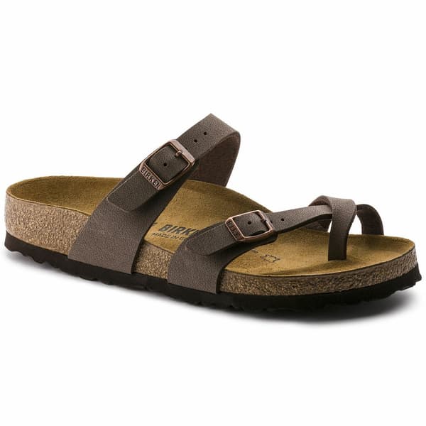 Birkenstock Sandaler Mayari Birko-flor Birkibuc Etroit Brun EU 39 Man