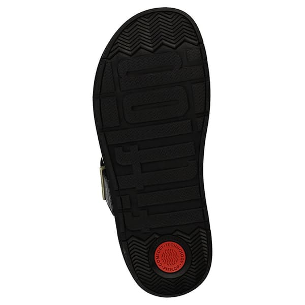 Fitflop Klipklapper Buckle Leather Toe-post Sort EU 39 Kvinde