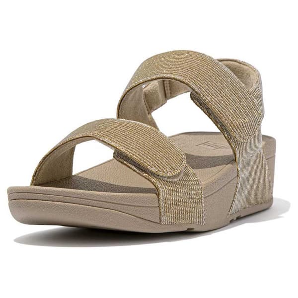 Fitflop Sandaalit Lulu Adjustable Shimmerlux Back-strap Beige EU 39 Nainen