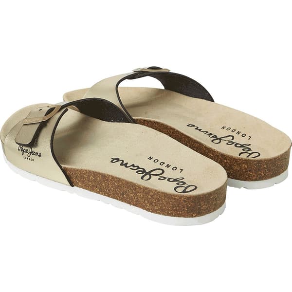 Pepe Jeans Sandaler Oban Metal Guld EU 40 Kvinna