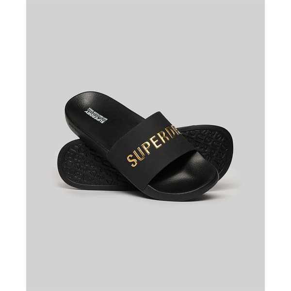 Superdry Slides Logo Pool Svart EU 44-45 Man