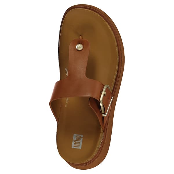 Fitflop Sandaalit Buckle Leather Toe-post Ruskea EU 38 Nainen