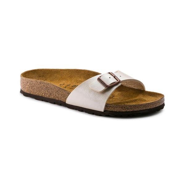 Birkenstock Madrid Birko-flor Sandaler Hvid EU 39 Kvinde