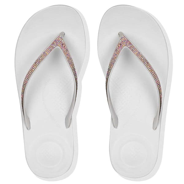 Fitflop Klipklapper Iqushion Sparkle Rød,Hvid EU 37 Kvinde