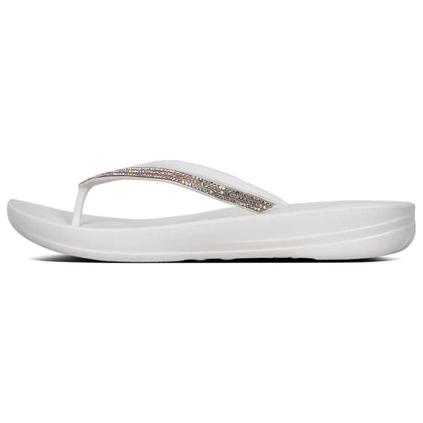 Fitflop Klipklapper Iqushion Sparkle Rød,Hvid EU 37 Kvinde
