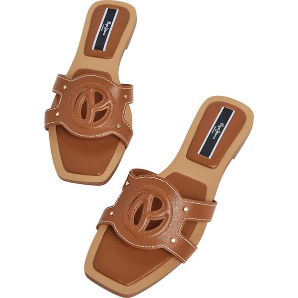 Pepe Jeans Frida Signature Sandaler Brun EU 40 Kvinna