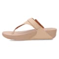Miniatyrbild 1 av 7: Fitflop Slides Lulu Adjustable Leather Toe-post Beige EU 39 Kvinna