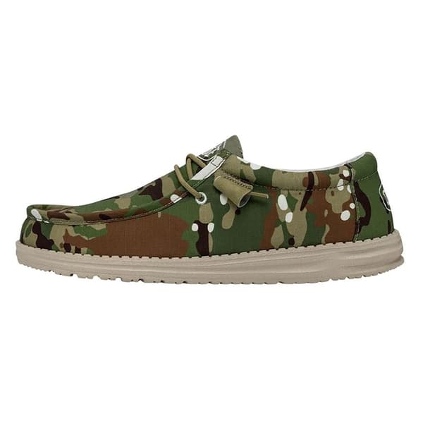Hey Dude Skor Wally Camouflage Grönt EU 43 Man