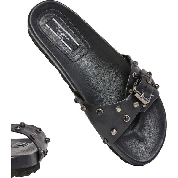 Pepe Jeans Oban Studs Sandaler Svart EU 40 Kvinna