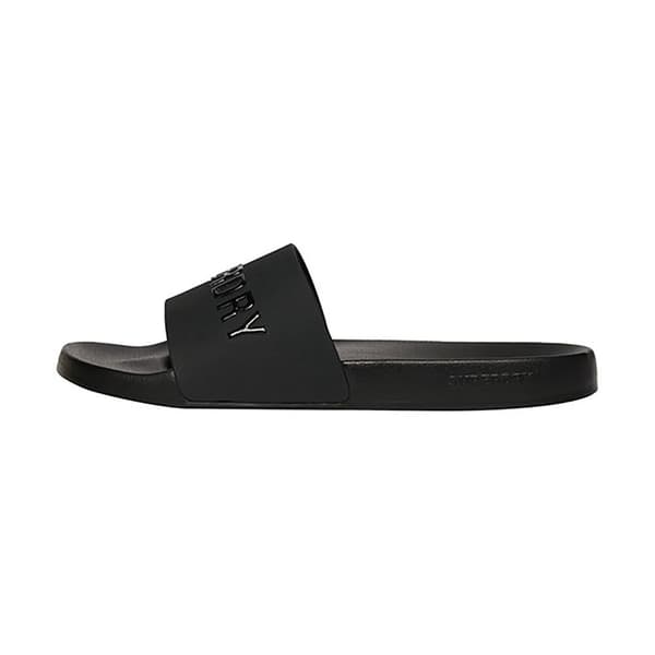 Superdry Klipklapper Logo Pool Sort EU 46-47 Mand