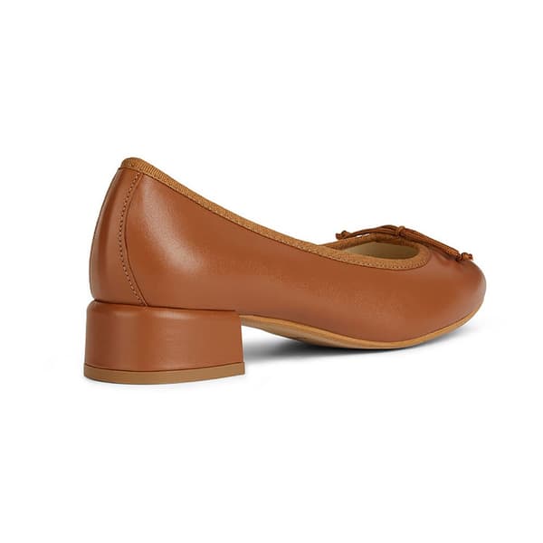 Geox Balletpumper Floretia Brun EU 37 Kvinde