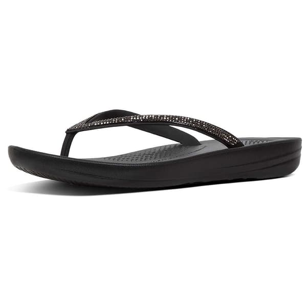 Fitflop Iqushion Sparkle Flip-flops Svart EU 36 Kvinna