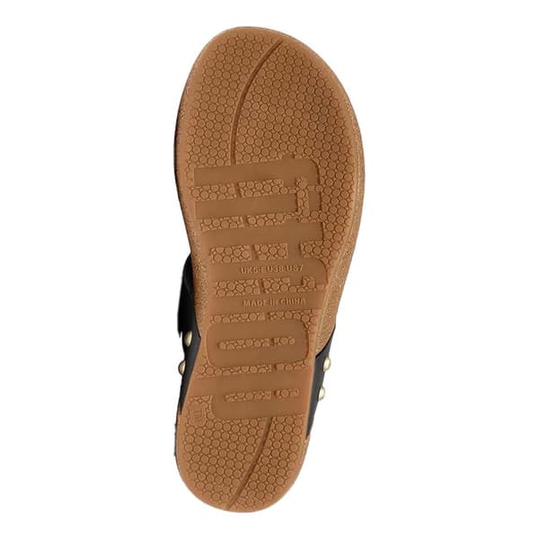 Fitflop Iqushion Leather Toe-post Tossut Musta EU 38 Nainen