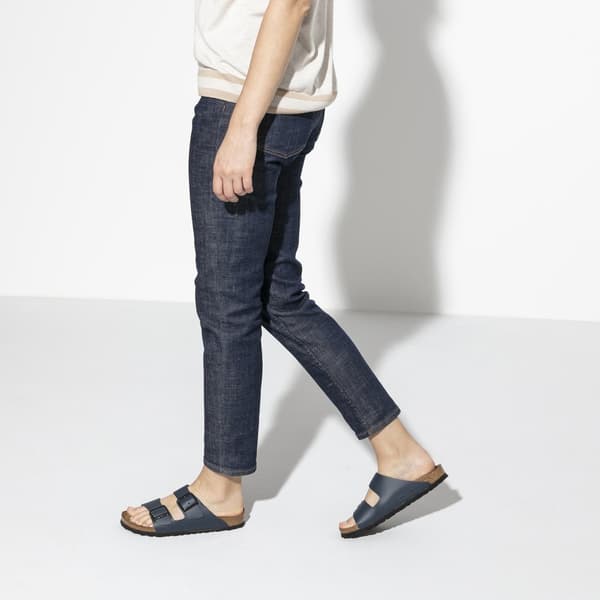 Birkenstock Arizona Natural Nahkaiset Sandaalit Sininen EU 44 Poika