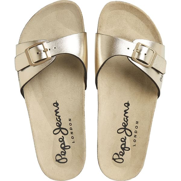 Pepe Jeans Oban Metal Sandaler Gylden EU 39 Kvinde