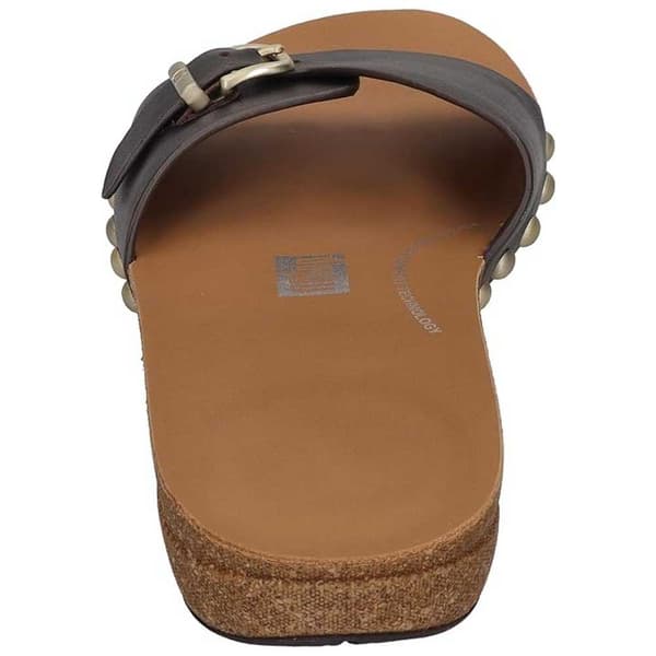 Fitflop Iqushion Adjustable Buckle Leather Tofflor Brun EU 38 Kvinna