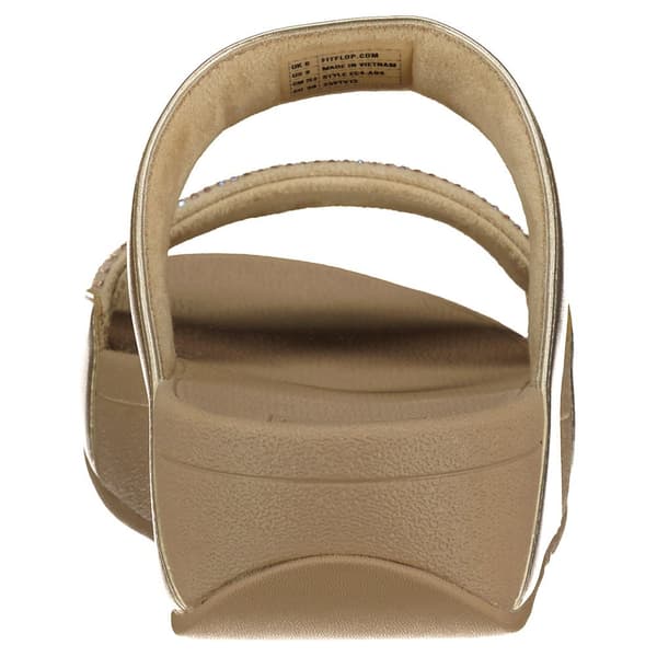 Fitflop Lulu Crystal Embellished Klipklapper Gylden EU 38 Kvinde