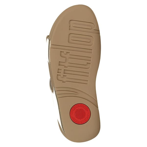 Fitflop Lulu Crystal Embellished Klipklapper Gylden EU 38 Kvinde
