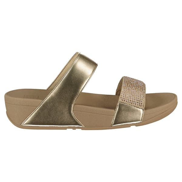 Fitflop Lulu Crystal Embellished Klipklapper Gylden EU 38 Kvinde