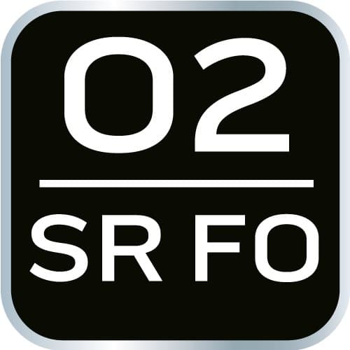 O2 SR FO arbetsstövlar, kabelbindning med knopp, storlek 45