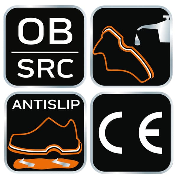 OB SRC arbejdsstøvler, størrelse 41
