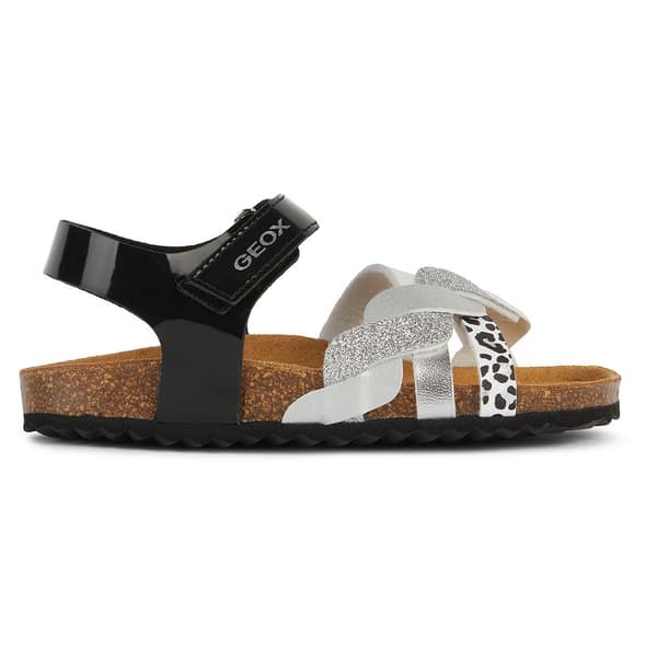 Geox Adriel Sandaler Svart,Silver EU 28 Pojke