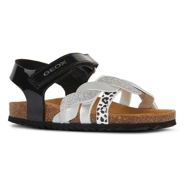 Geox Adriel Sandaler Svart,Silver EU 28 Pojke