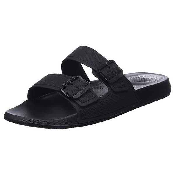 Fitflop Iqushion Two-bar Buckle Tofflor Svart EU 44 Man