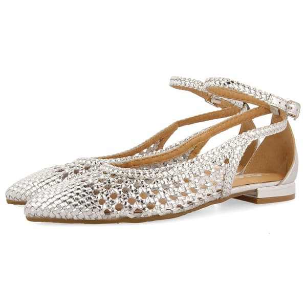 Gioseppo Balettpumpar Dell Silver EU 39 Kvinna