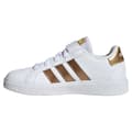 Miniatyrbild 3 av 6: Adidas Grand Court 2.0 El Skor Beige EU 30 1/2