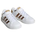 Miniatyrbild 4 av 6: Adidas Grand Court 2.0 El Skor Beige EU 30 1/2