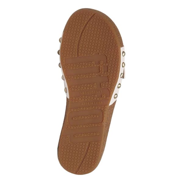 Fitflop Iqushion Adjustable Buckle Leather Tofflor Vit EU 38 Kvinna