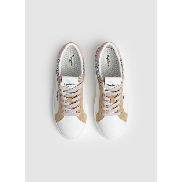 Pepe Jeans Dobbieix Sko Hvid EU 38 Kvinde