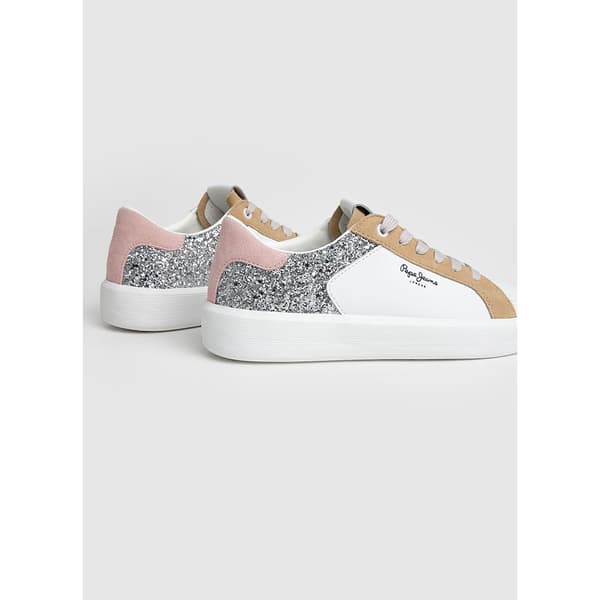 Pepe Jeans Dobbieix Sko Hvid EU 38 Kvinde
