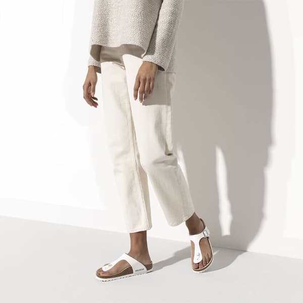 Birkenstock Giez Birko-flor Sandaler Vit EU 44 Kvinna